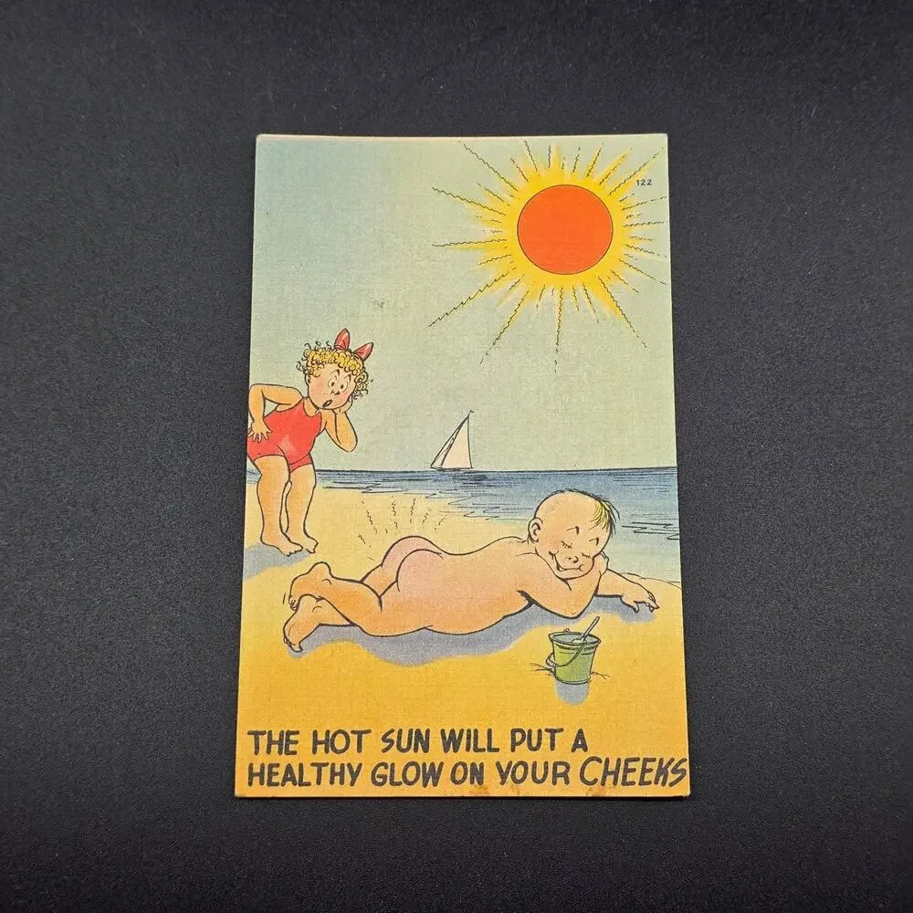 Vintage Comic Postcard Lot of 3 Risqué Humor Walt Munson General Comics